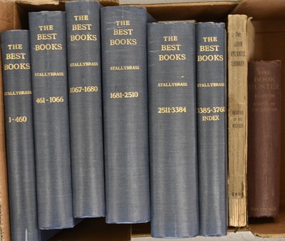 Lot 26 - BOOKS ABOUT BOOKS AND BOOK COLLECTING, including 6 vols from the series published in the 1890s by Kegen Paul, Trench, Trubner & co...(2 boxes)
