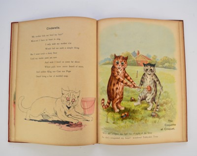 Lot 34 - WAIN, Louis, In Cat and Dog Land. Folio, Raphael Tuck & sons. No date, circa 1905. 36pp including 12 full page chromo illustrations.