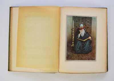 Lot 37 - FITZGERALD, Edward, Rubaiyat of Omar Khayyam. 4to, George G Harrap 1930. With 12 mounted colour illustrations by Willy Pogany. With ... (7) (box)