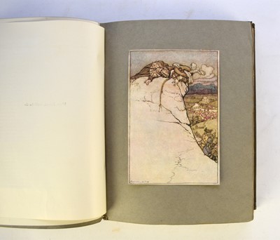 Lot 76 - INGOLDSBY, Thomas. The Ingoldsby Legends. Illustrated by Arthur Rackham. 4to, reprint August 1913. With 24 tipped-in colour plates. Pictorial cloth, a little marked, front hinger cracked.