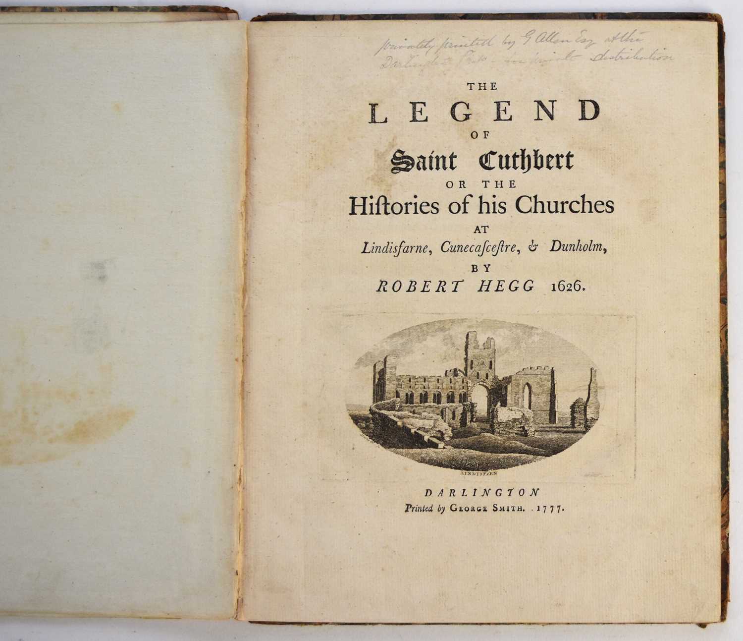 Lot 110 - HEGG, Robert, The Legend of Saint Cuthburt