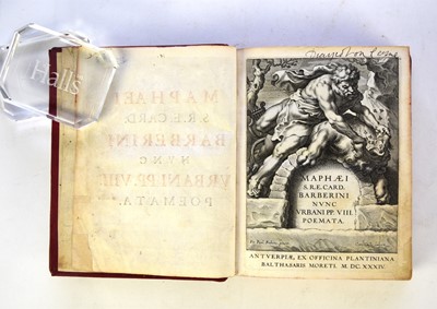 Lot 116 - BARBERINI, (Poper Urban VIII), Poemata