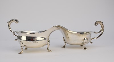 Lot 72 - Two silver sauce boats