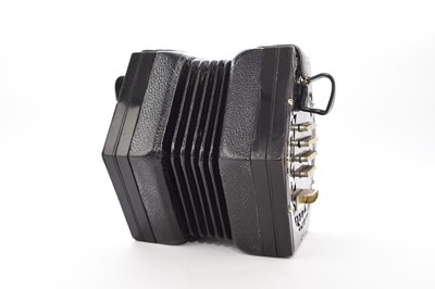 Lot 592 - An early 20th century squeeze box, a cased mandolin and a Meinhold's Autoharp Miranda