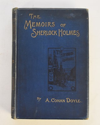 Lot 140 - DOYLE, A Conan, The Memoirs of Sherlock Holmes. George Newnes, 1894. Illustrated by Sidney Paget. Hinges cracked.