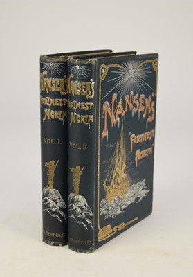 Lot 148 - NANSEN, Fridtjot, Farthest North.  2 vols 1898.  First Neivnes edition.