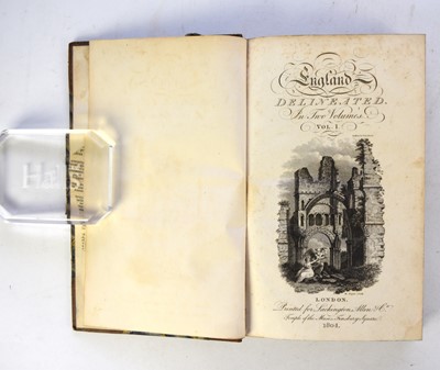 Lot 145 - ENGLAND DELINEATED, Lackington, Allen & Co., 2 vols 1804