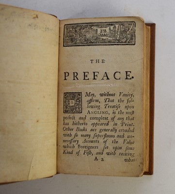 Lot 146 - THE GENTLEMAN ANGLER; 2nd edition with large additions, 1736