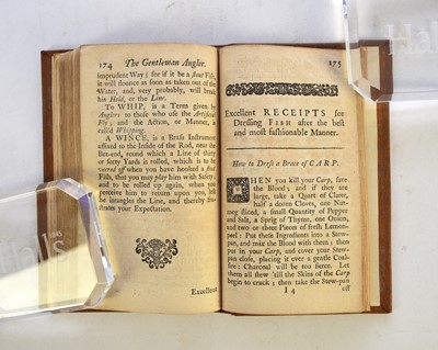 Lot 146 - THE GENTLEMAN ANGLER; 2nd edition with large additions, 1736