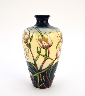 Lot 252 - Moorcroft 'Snowdon Lily' vase designed by Rachel Bishop, dated 2004