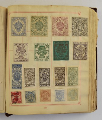 Lot 302 - Old Oppens Postage Stamps album containing world collection, mixed condition, inspection advised