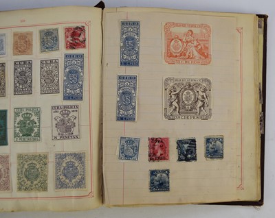 Lot 302 - Old Oppens Postage Stamps album containing world collection, mixed condition, inspection advised