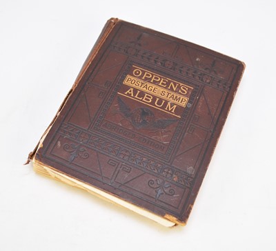 Lot 302 - Old Oppens Postage Stamps album containing world collection, mixed condition, inspection advised