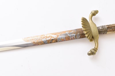 Lot 146 - German Hunter's or Forester's dagger by Hubertus, Solingen