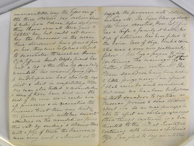 Lot 23 - Crimean War - Lt. T.M Kelsall, autograph letters about the fate of HMS Tiger and its Captain