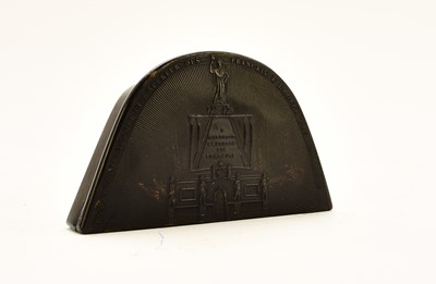 Lot 552 - A group of four pressed horn bicorn snuff boxes of Napoleonic interest