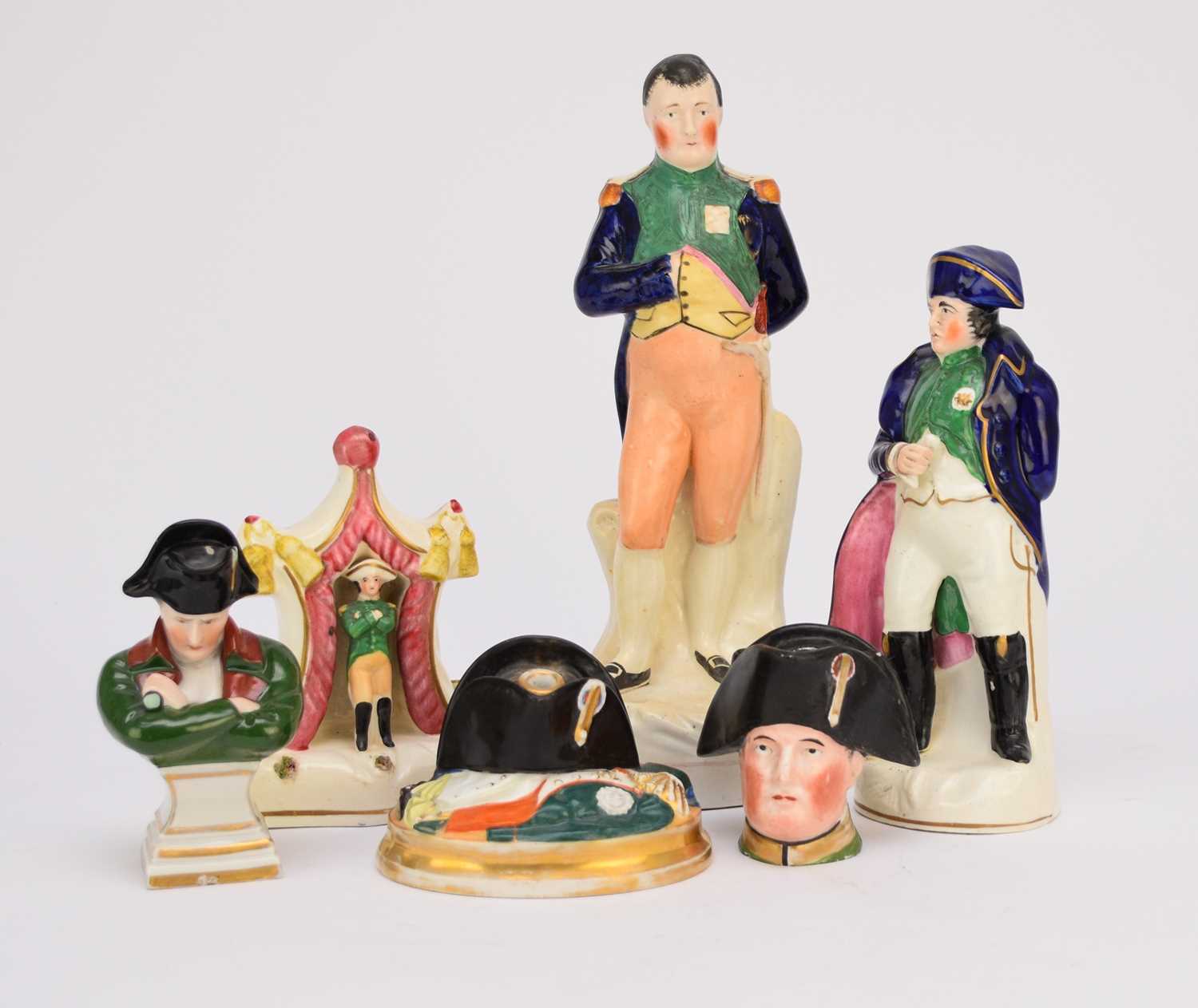 Napolean Chinaware Lot 30 - Napoleon related pottery and porcelain, 19th