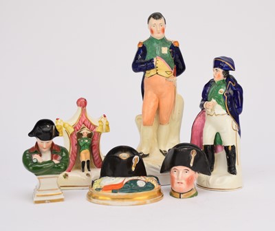 Lot 30 - Napoleon related pottery and porcelain, 19th century