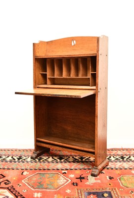 Lot 500 - An Arts and Crafts style ash student's desk