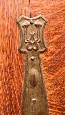 Lot 500 - An Arts and Crafts style ash student's desk