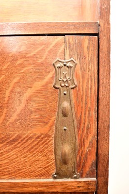 Lot 500 - An Arts and Crafts style ash student's desk