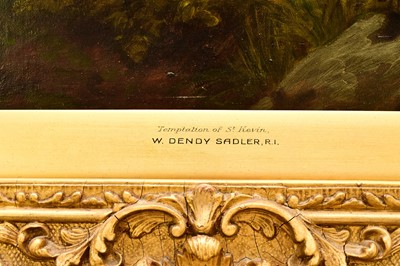 Lot 344 - Walter Dendy Sadler (1854-1923) Temptation of St Kevin