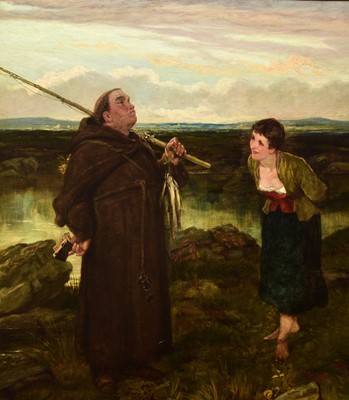 Lot 344 - Walter Dendy Sadler (1854-1923) Temptation of St Kevin