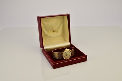 Lot 127 - Omega: A gentleman's 9ct gold De Ville dress watch