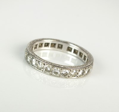 Lot 37 - A diamond eternity band