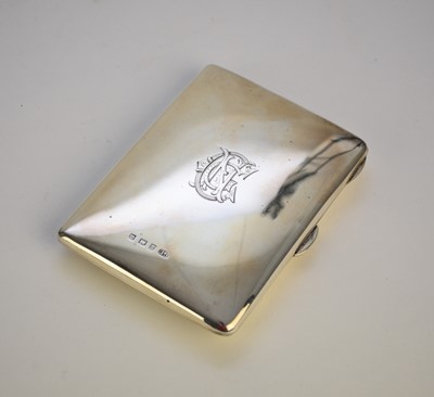 Lot 36 - A Victorian silver card case