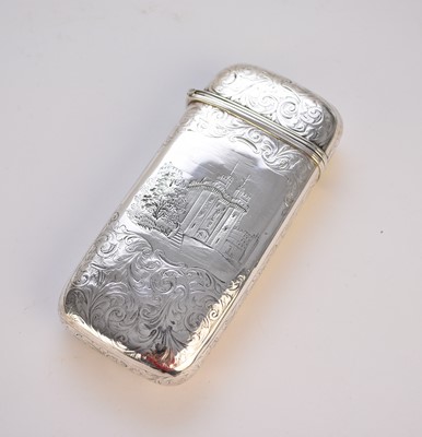 Lot 96 - A Victorian silver cigar case