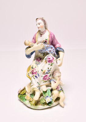 Lot 144 - Bow model of 'Charity', circa 1760