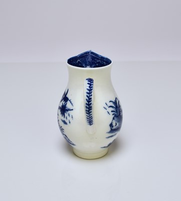 Lot 158 - Caughley 'Fence and House' sparrow beak jug, circa 1784-90