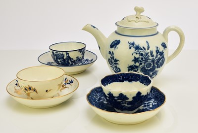 Lot 160 - A group of Caughley porcelain, 18th-century