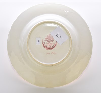 Lot 173 - Chamberlain Worcester soup plate for the Nawab of the Carnatic, circa 1820