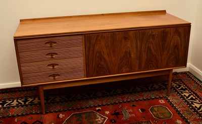 Lot 662 - Robert Heritage for Archie Shine: A 'Hamilton' pattern rosewood sideboard