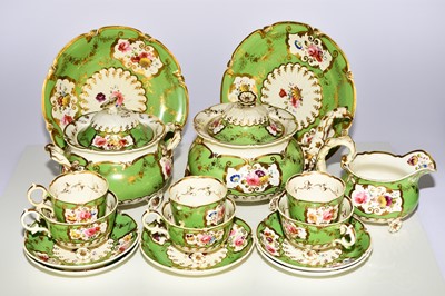 Lot 169 - H&R Daniel - A 'C' Scroll part tea service