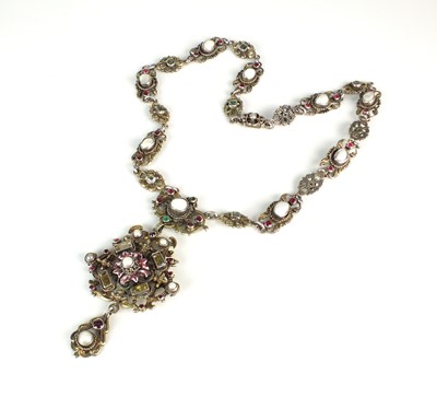 Lot 88 - An Austro Hungarian pendant on chain