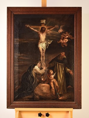 Lot 78 - Attributed to Johann Baptiste Bouttats after Sir Anthony van Dyck (1599-1641) Crucifixion of Christ