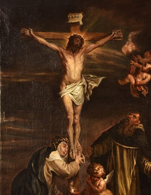 Lot 78 - Attributed to Johann Baptiste Bouttats after Sir Anthony van Dyck (1599-1641) Crucifixion of Christ