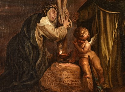 Lot 78 - Attributed to Johann Baptiste Bouttats after Sir Anthony van Dyck (1599-1641) Crucifixion of Christ