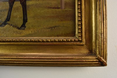 Lot 332 - Fred Henderson (act.1852-1860) Bay Racehorse with Jockey