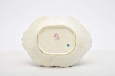 Lot 136 - Rockingham porcelain basket, circa 1835