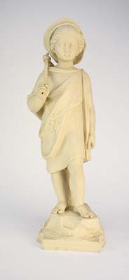 Lot 45 - Two Copeland parian figures, 19th century