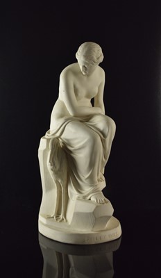 Lot 138 - Minton parian figure of Solitude after John Lawlor