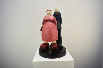 Lot 483 - Mackenzie Thorpe (b.1956) The Couple