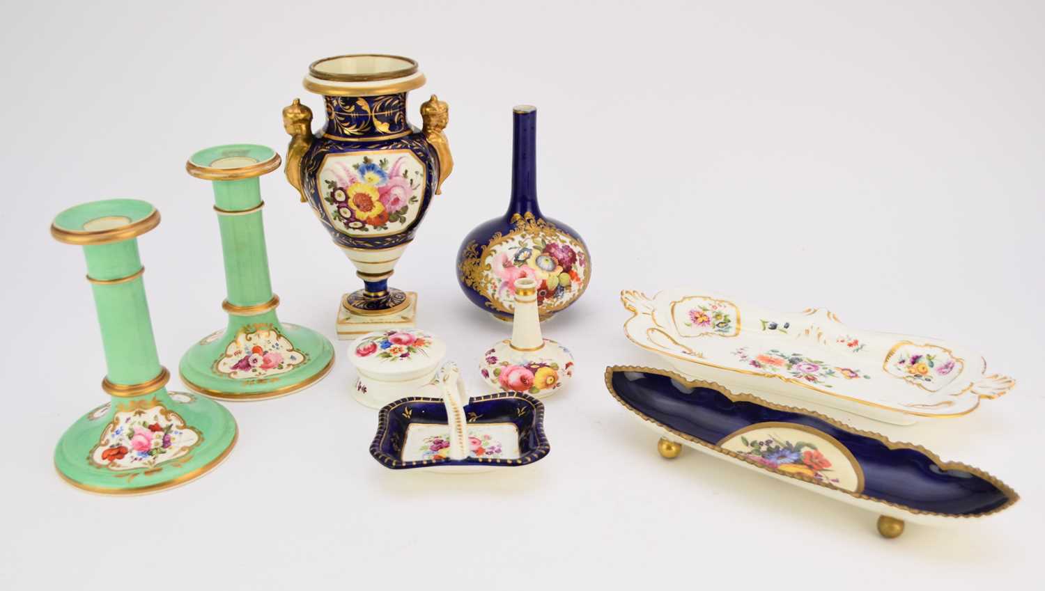 Lot 61 - Group of early and mid-19th century English porcelain