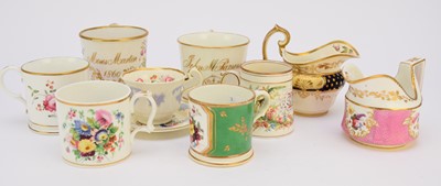 Lot 47 - A group of English porcelain and bone china, 19th century