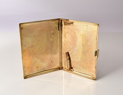 Lot 117 - A 9ct gold cigarette case