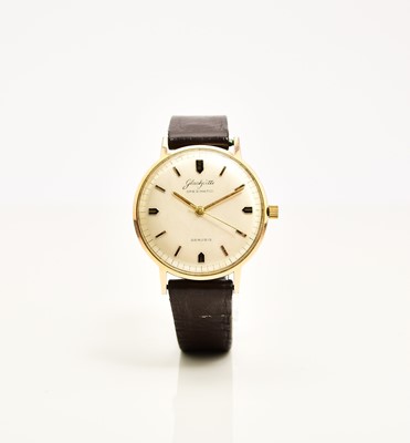 Lot 408 - Glashutte: A gentleman's gold plated Spezimatic wristwatch